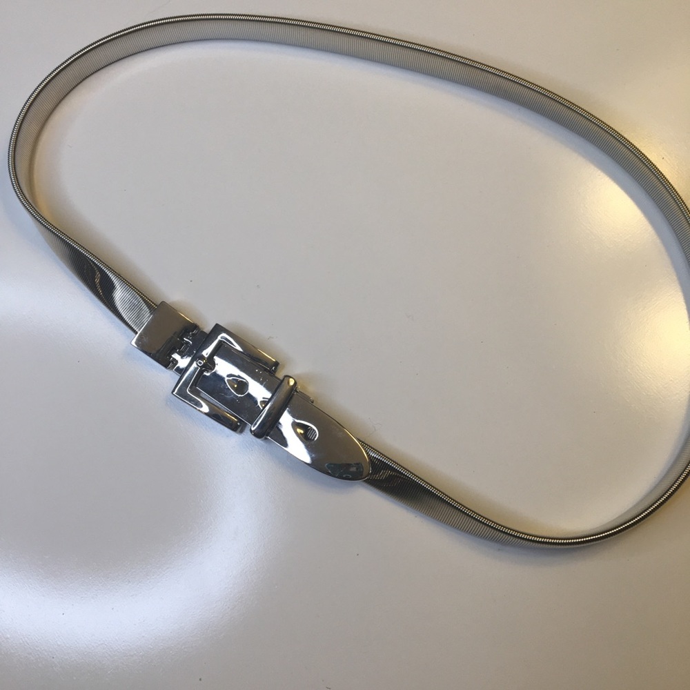 Vintage Silver Stretch Belt